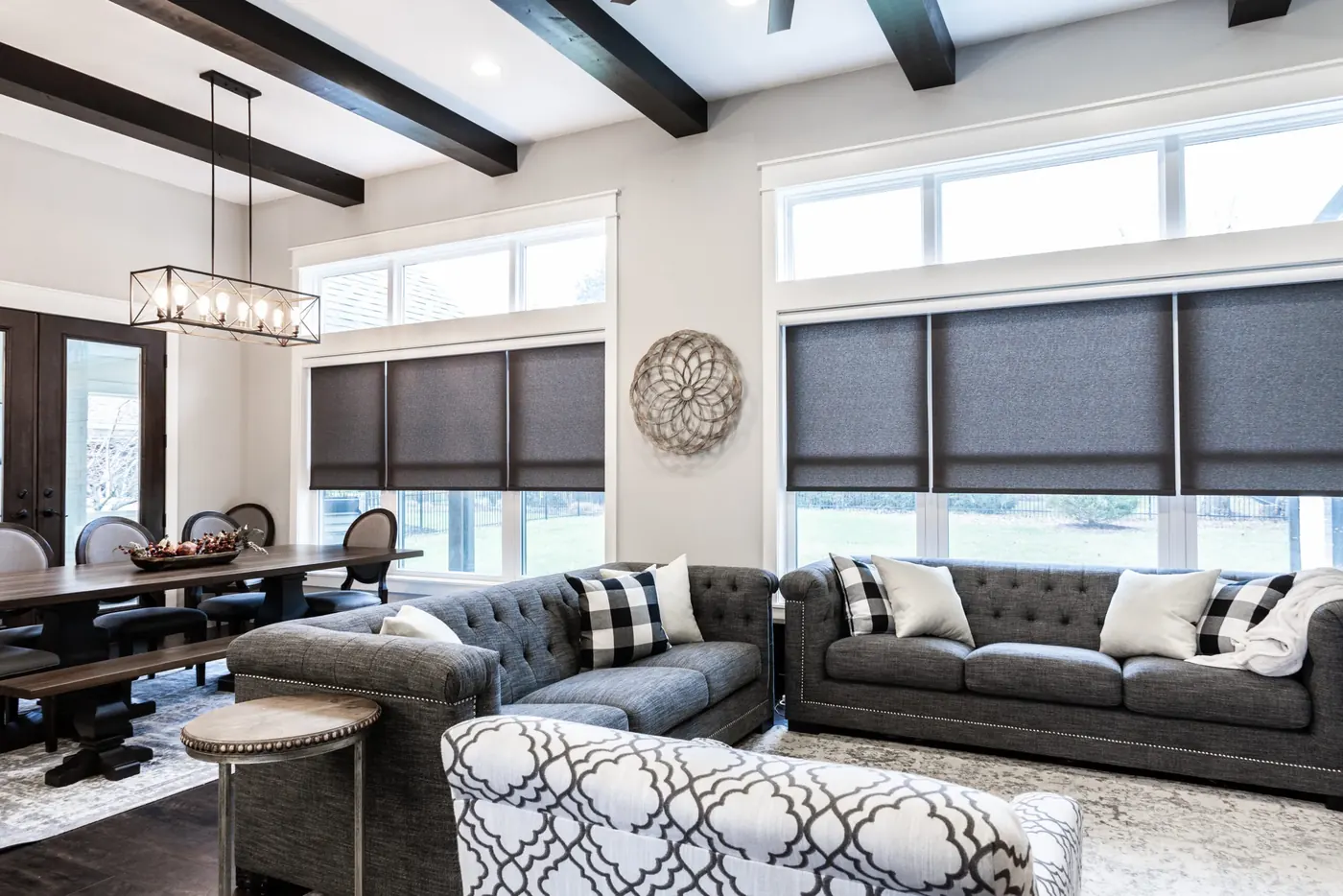 Custom shades measured and installed in Pittsboro